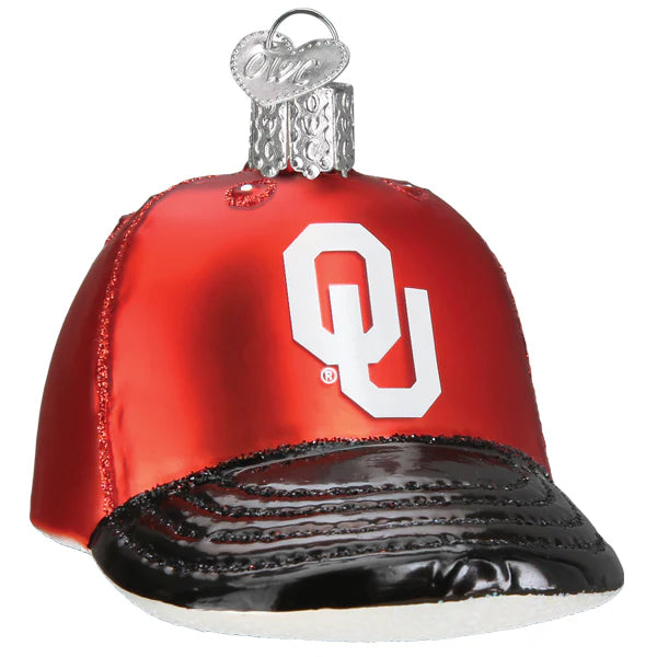 Old World Christmas - Oklahoma Baseball Cap Ornament