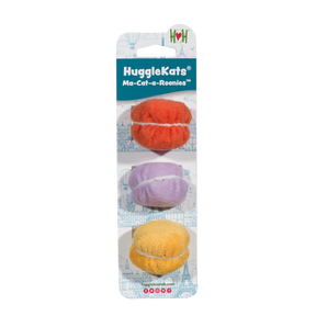 HuggleKats  - Ma-Cat-A-Roonies Macaroons Plush With Rattle