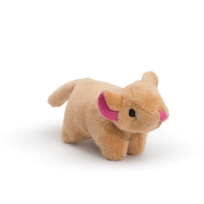 HuggleKats- Wee Squooshie Mice Plush With Pink Ears And Nose