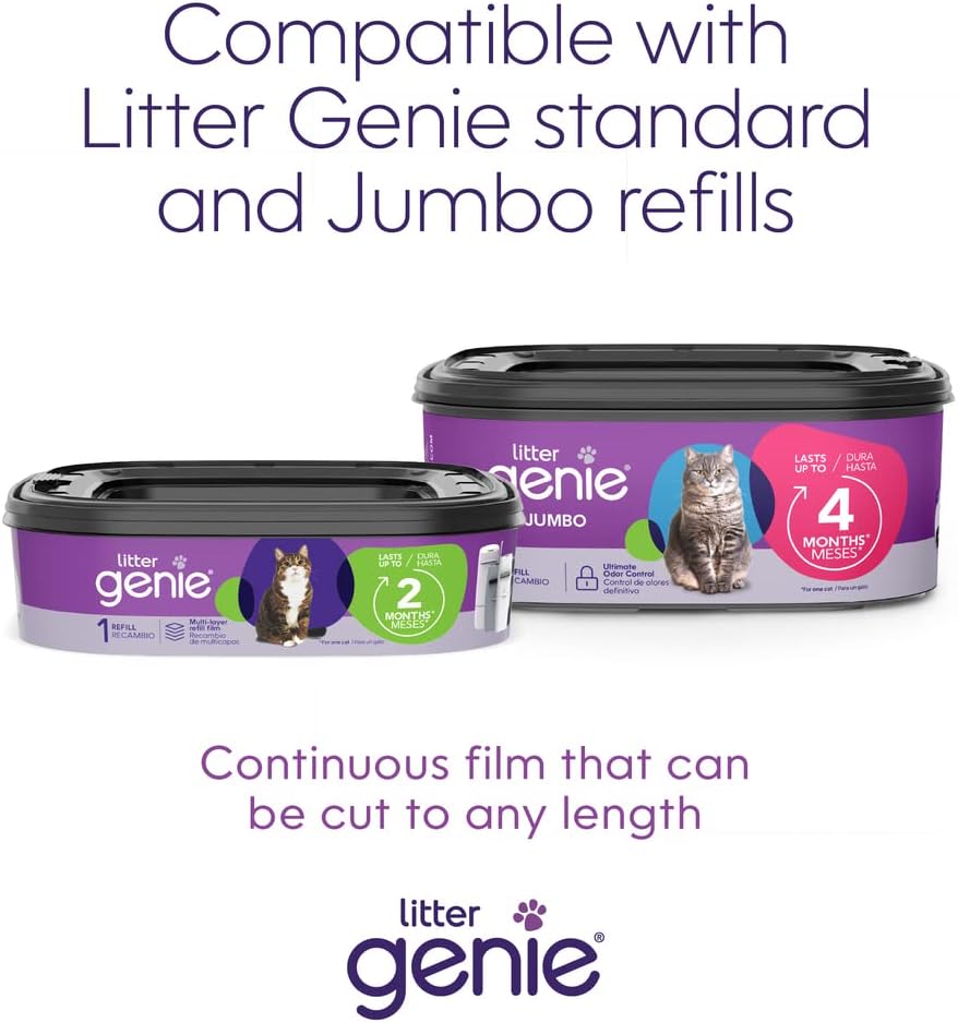 Litter Genie Plus Cat Litter Disposal System/Refill/Scoop