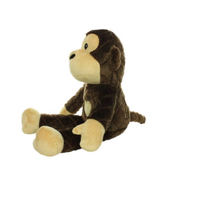 Mighty Safari Monkey Plush Squeaky Toy