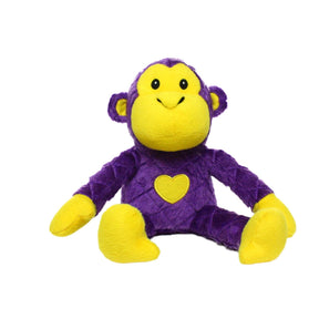 Mighty Safari Monkey Plush Squeaky Toy