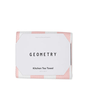 Geometry - Tea Towel Summer Bold Pink