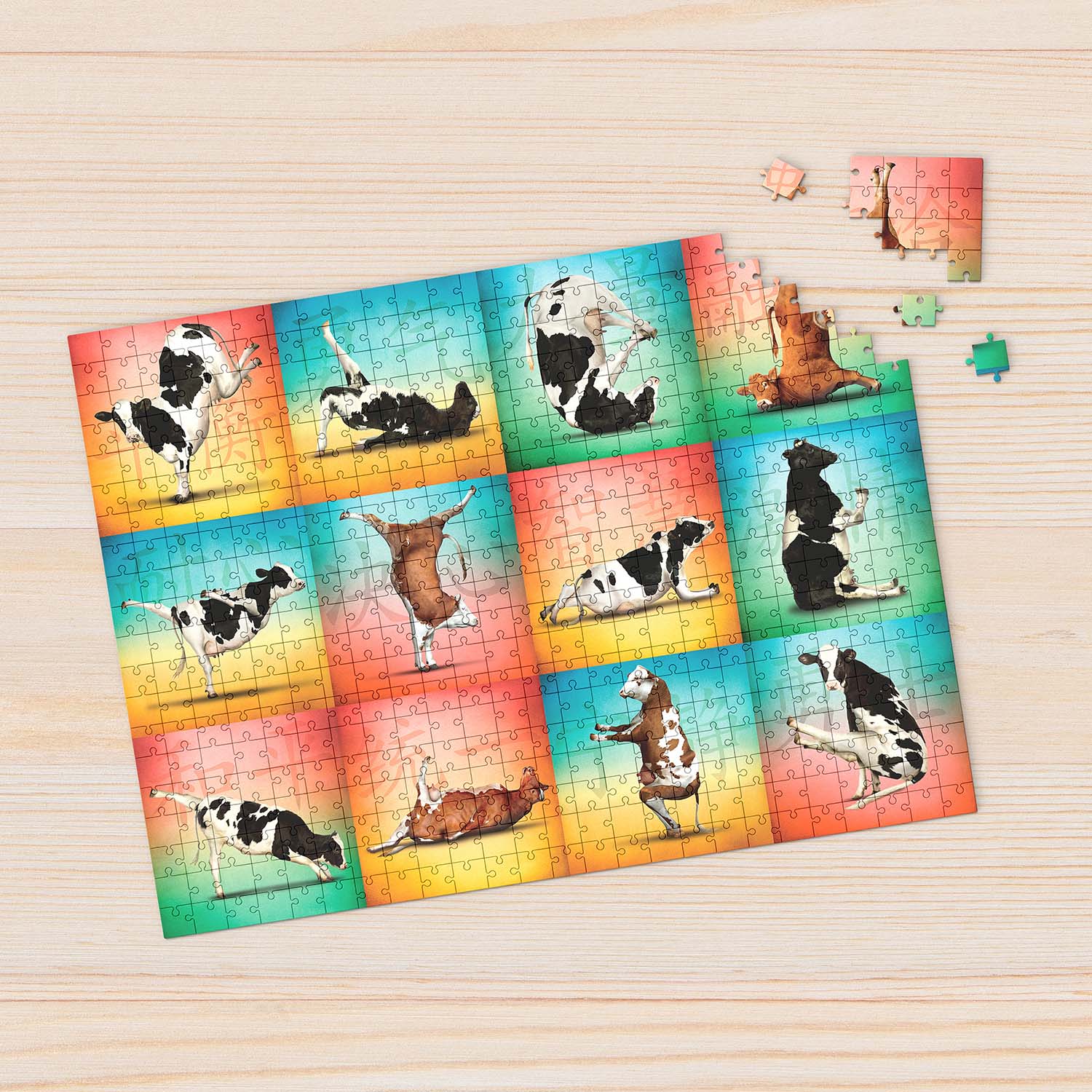 Puzzle Cow Yoga - 1000 piece