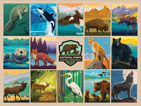 Puzzle National Parks Wildlife - 1000 piece