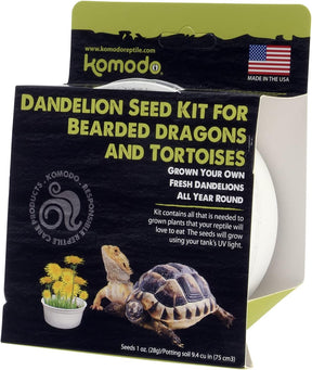 Komodo - Dandelion Seed Kit Grow Your Own Bearded for Dragons &Tortoises