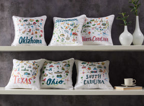 Pillow Oklahoma Embroidered