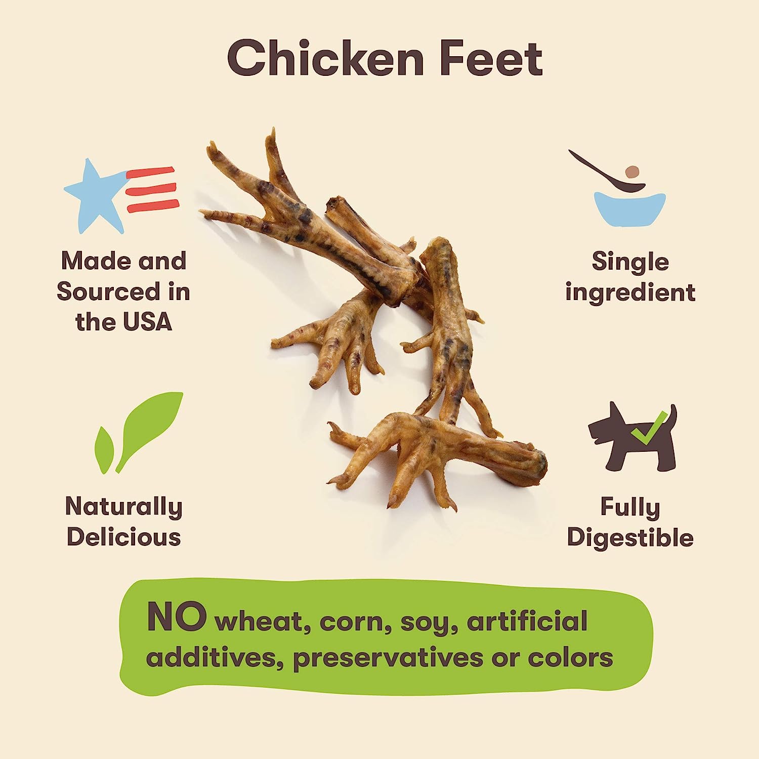 Pet N Shape - Single Chik 'n Feet Dog Treat