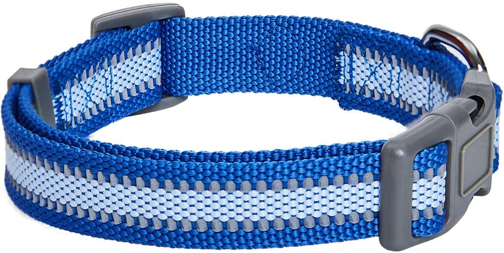 Navy | Back to Basics Reflective Dog Collar