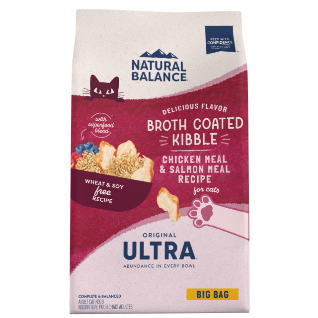 Natural Balance, Original Ultra - All Cat Breeds, All Life Stages Chicken Meal & Salmon Meal Formula Dry Cat Food