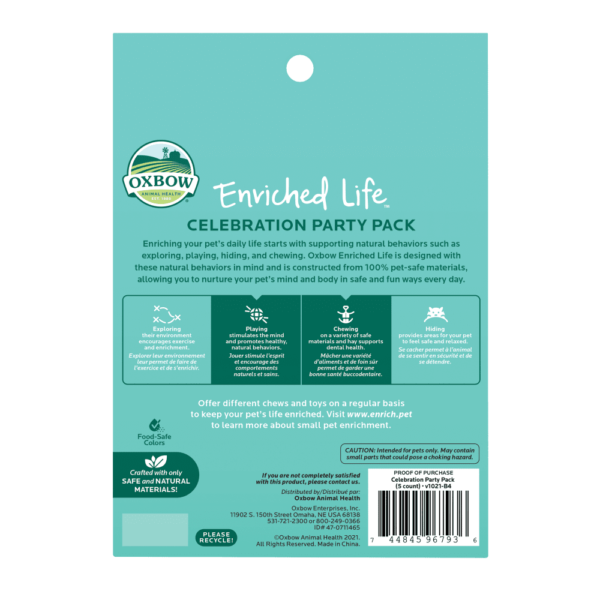 Enriched Life Celebration Party Pack Small Animal Chews by Oxbow