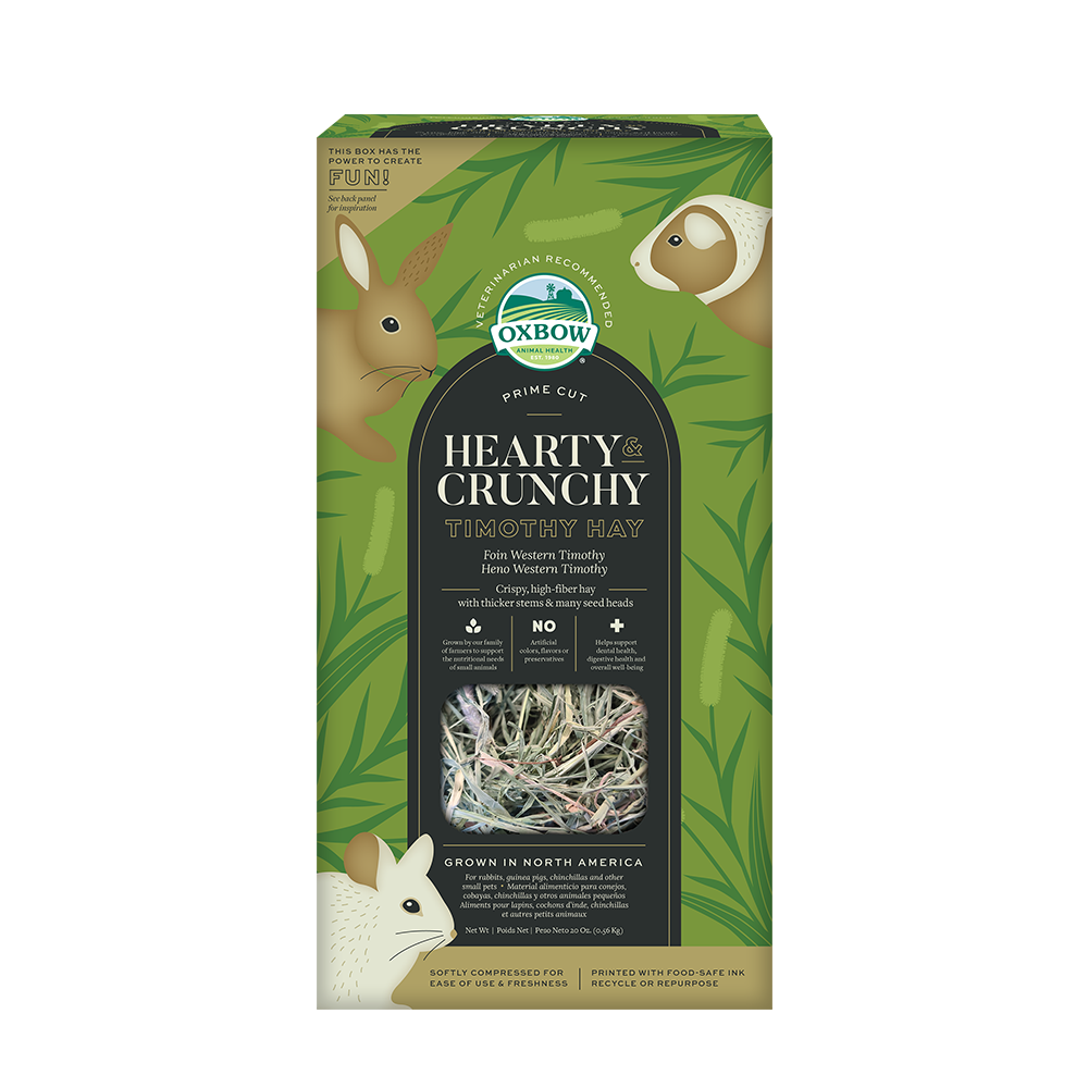 Prime Cut Hearty & Crunchy	Timothy Hay Small Animal Treat by Oxbow