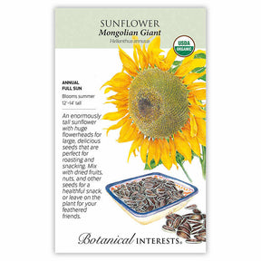 Mongolian Giant Sunflower Seeds