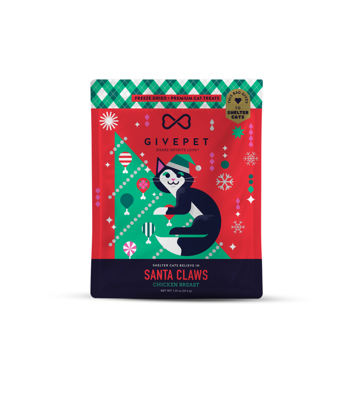 GivePet - Santa Claws FreezeDried Cat Treats