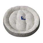 Plush Donut Bed for Dogs & Cats - Gray