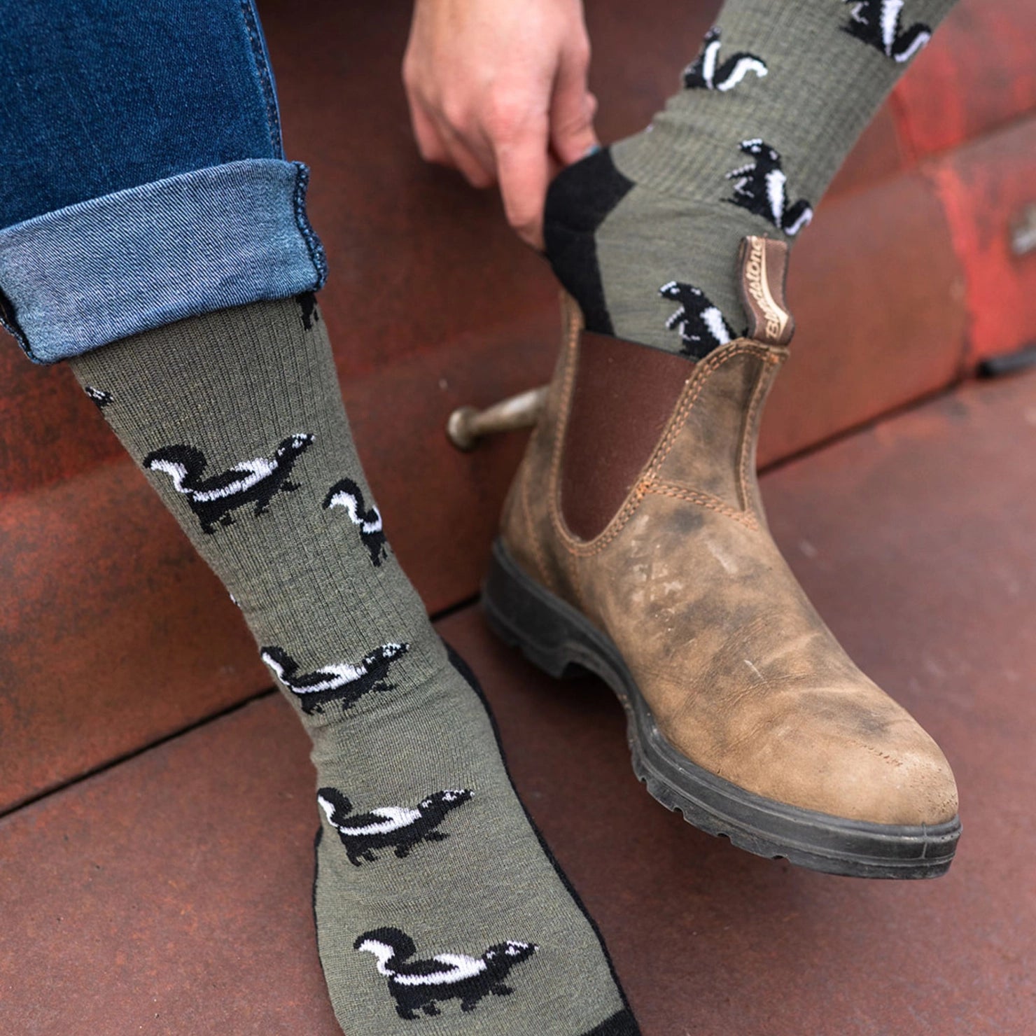 Friday Sock Co. - Women's Socks Skunk Mismatched