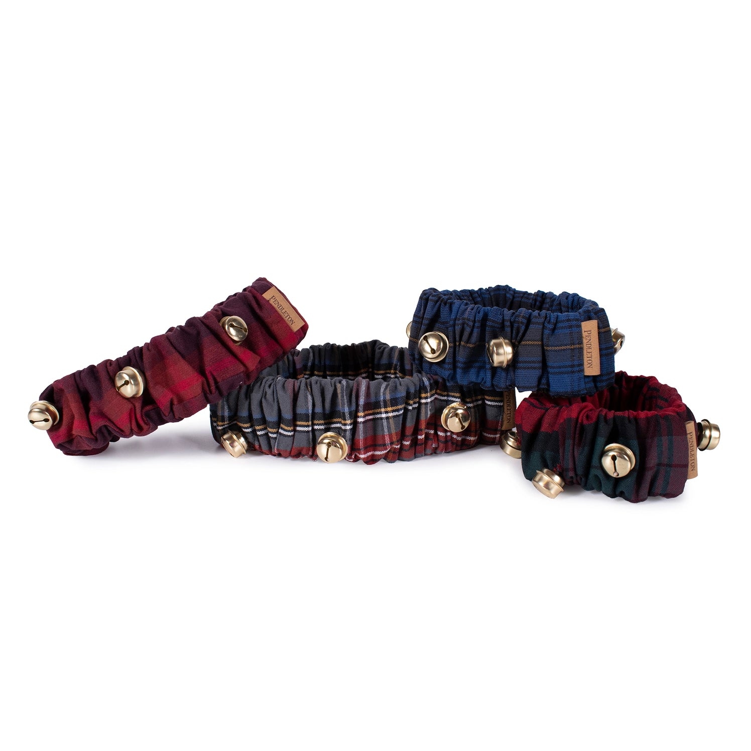 Carolina Pet - Pendleton Plaid Red Ombre Dog Collar