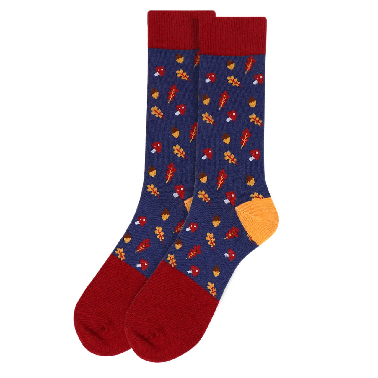 Selini New York - Socks Men's Acorn Fall Leaves