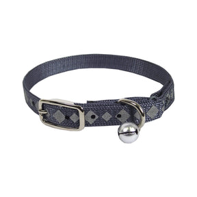 Hamilton Cat Collar Nylon Reflective w/ Bell 3/8"