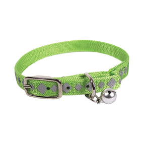 Hamilton Cat Collar Nylon Reflective w/ Bell 3/8"