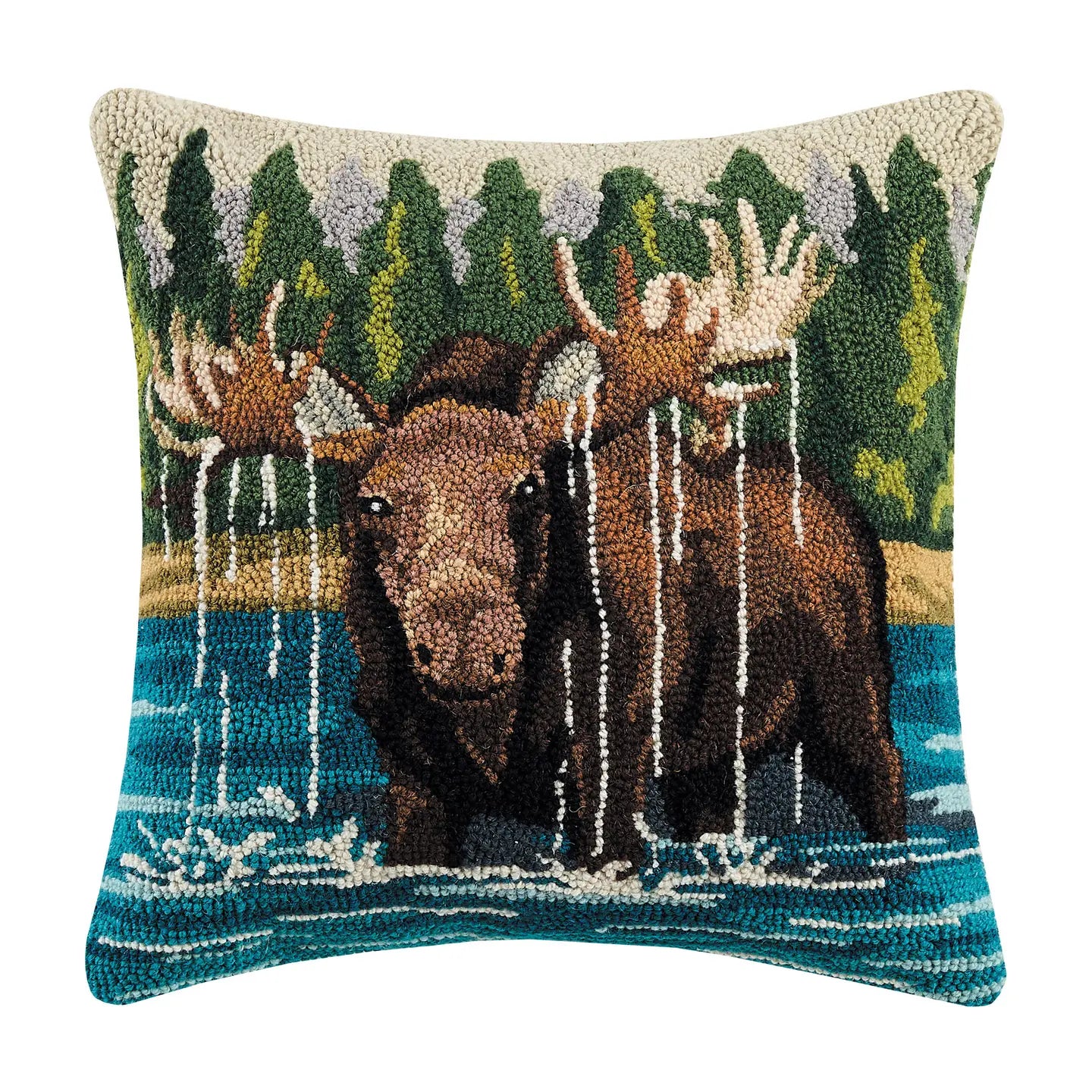 Pillow Moose in The Lake Hook