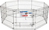 Petmate Exercise Pen w/Door - 8 panels 24"x24"