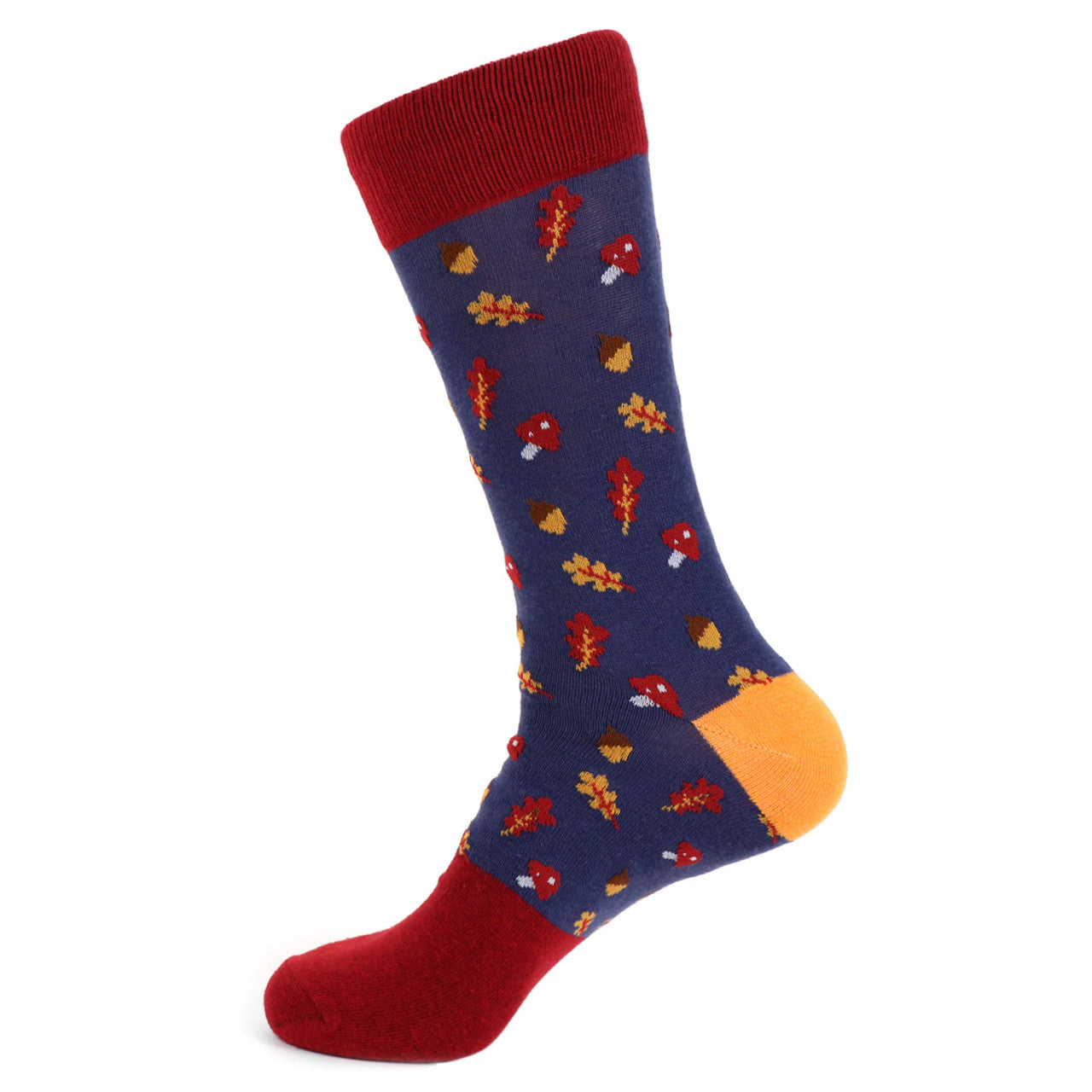 Selini New York - Socks Men's Acorn Fall Leaves