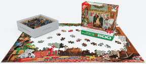 Puzzle Christmas by the Fireplace