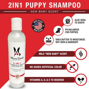 Warren London - 2-in-1 Puppy Shampoo & Conditioner