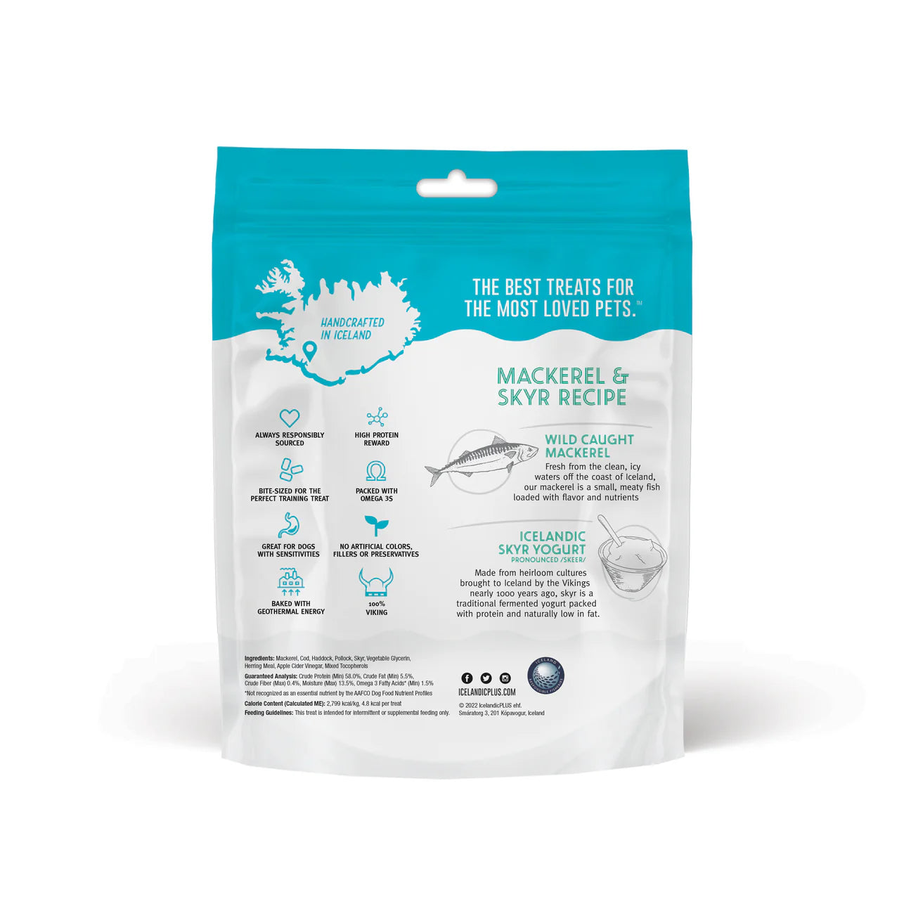 Icelandic+ - Mackerel & Skyr Soft Chew Nibblets For Dogs