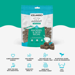 Icelandic+ - Mackerel & Skyr Soft Chew Nibblets For Dogs