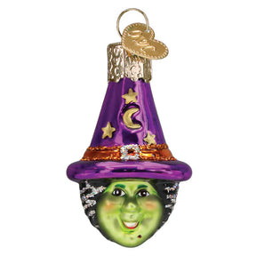 Old World Christmas - Mini Witch Head Ornament