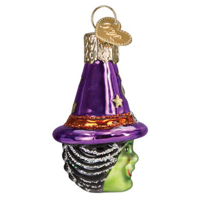 Old World Christmas - Mini Witch Head Ornament