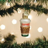 Old World Christmas - Mini Coffee To Go Ornament