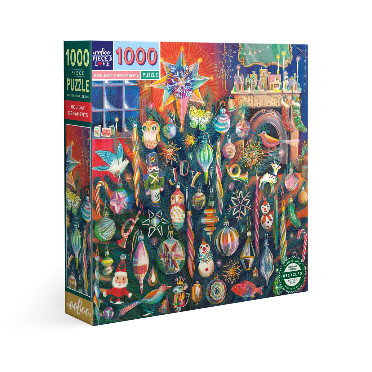 Holiday Ornaments 1000 Piece Puzzle