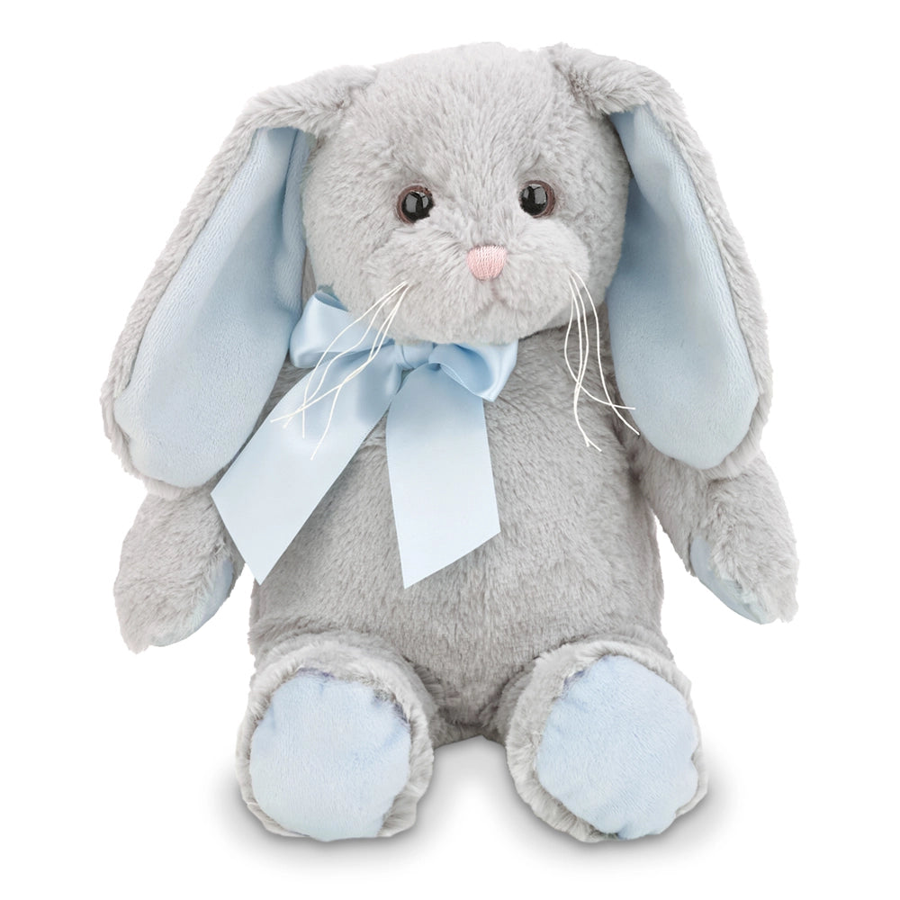 Bearington Collection - Lil' Hopsy the Gray Bunny with Blue Ears