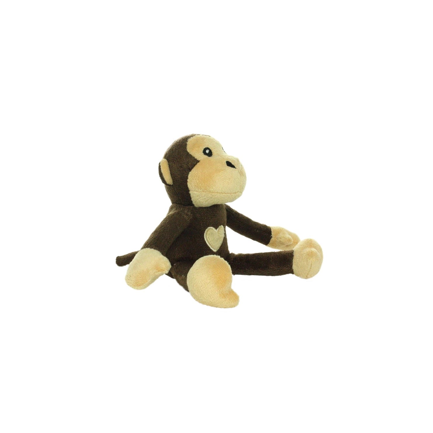 Mighty Jr Safari Monkey Plush Squeaky Dog Toy