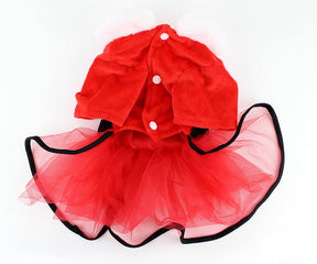 Midlee - Mrs. Santa Tutu Dog Costume