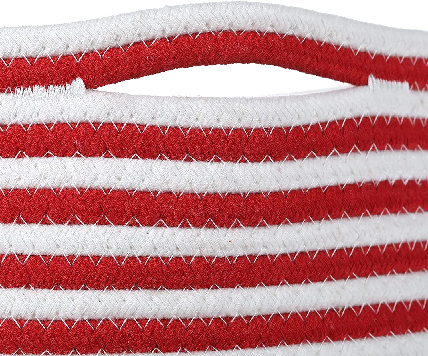 Midlee - Candy Cane Rope Basket