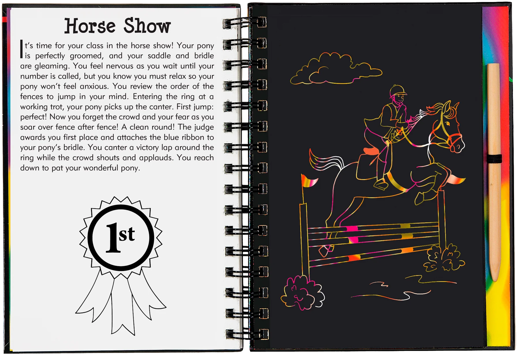 Scratch & Sketch Horses