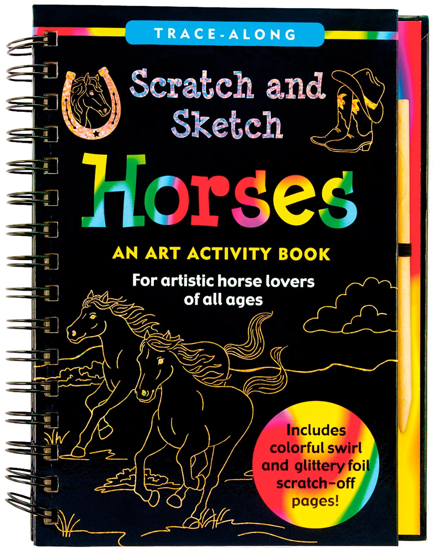 Scratch & Sketch Horses