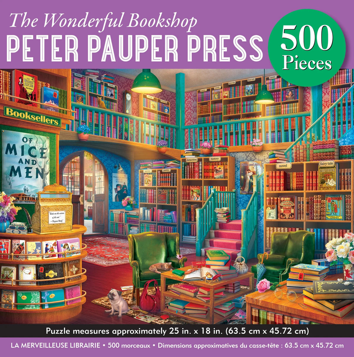 Puzzle The Wonderful Bookshop 500 Piece