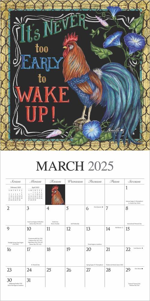 2025 Bless This Nest Calendar