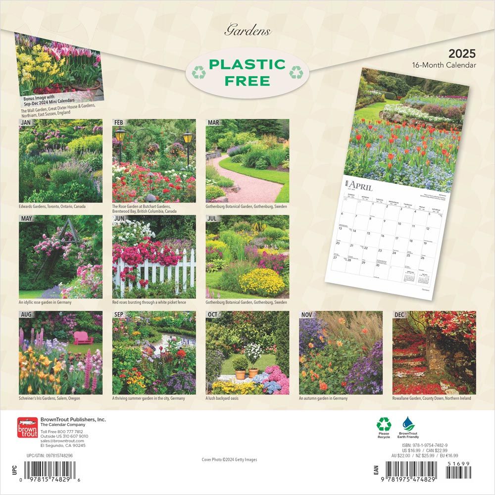 2025 Gardens Calendar