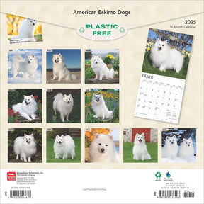 2025 American Eskimo Dogs Calendar