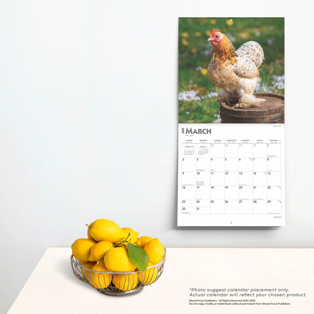 2025 Chickens Calendar