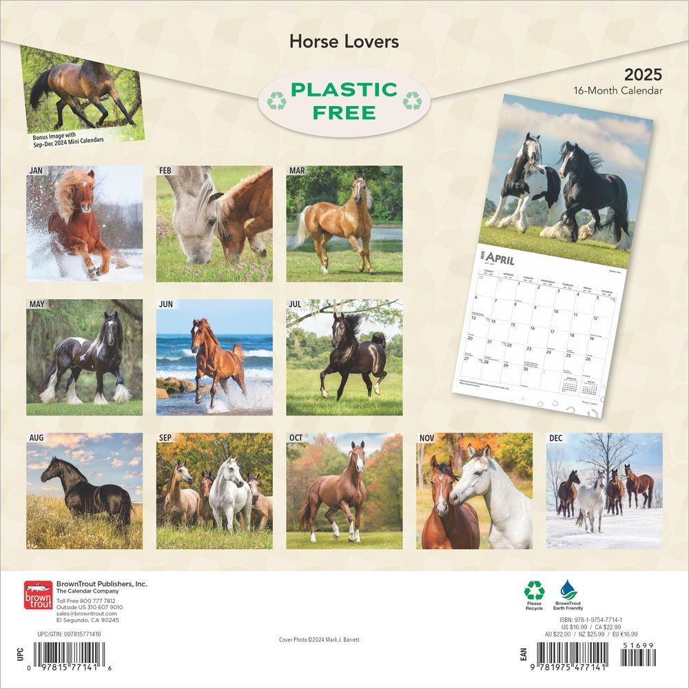 2025 Horse Lovers Calendar