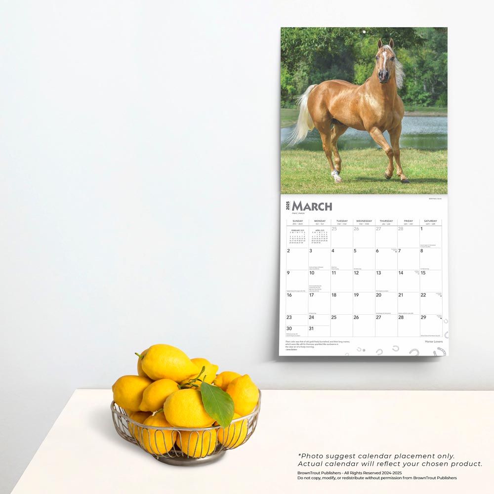 2025 Horse Lovers Calendar