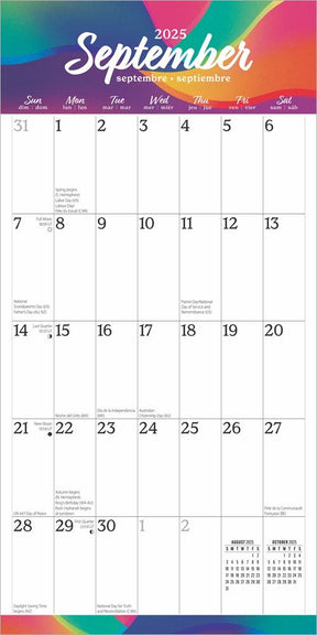 2025 Big & Bright Large Print Calendar