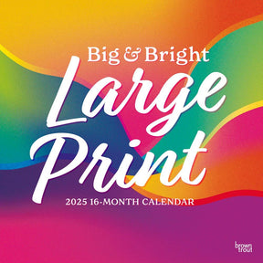 2025 Big & Bright Large Print Calendar